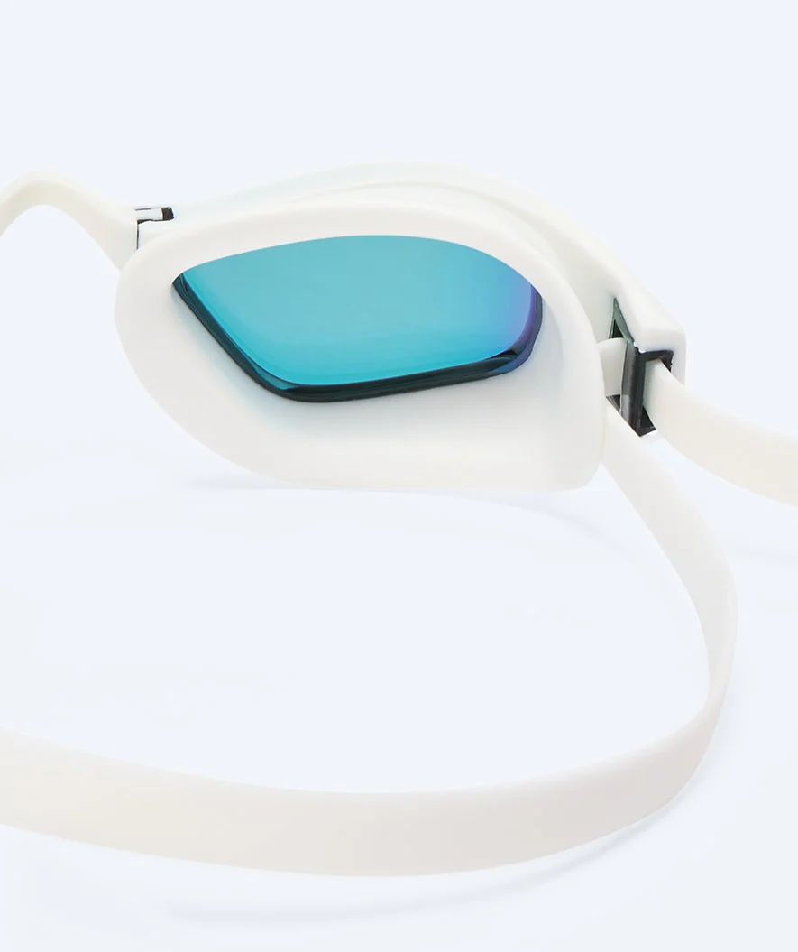 Watery Elite Schwimmbrillen - Storm Racer Mirror - Weiß/Gold - Image 6