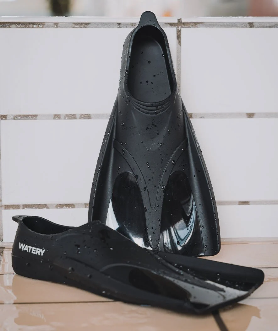 Watery Kurzflosse für Schwimmer - Badger Active - Schwarz - Image 10