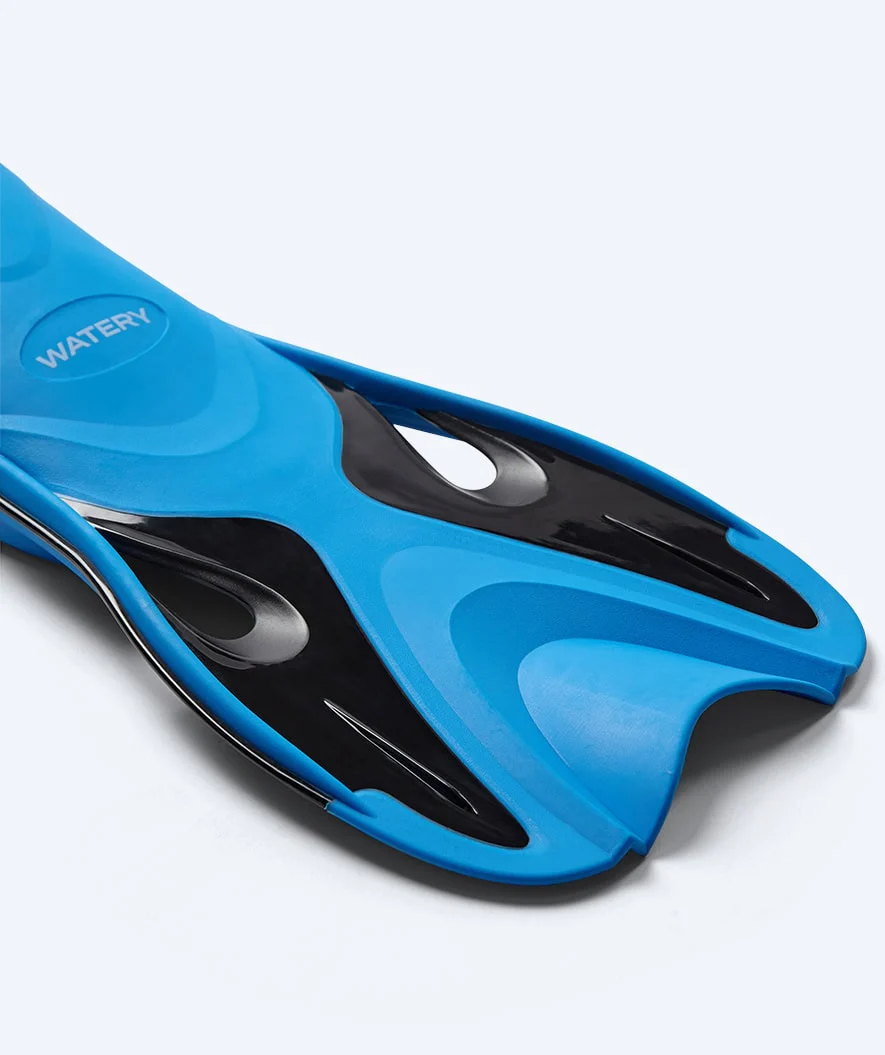 Watery Kurzflosse für Schwimmer - Fisher - Blau/Schwarz - Image 3