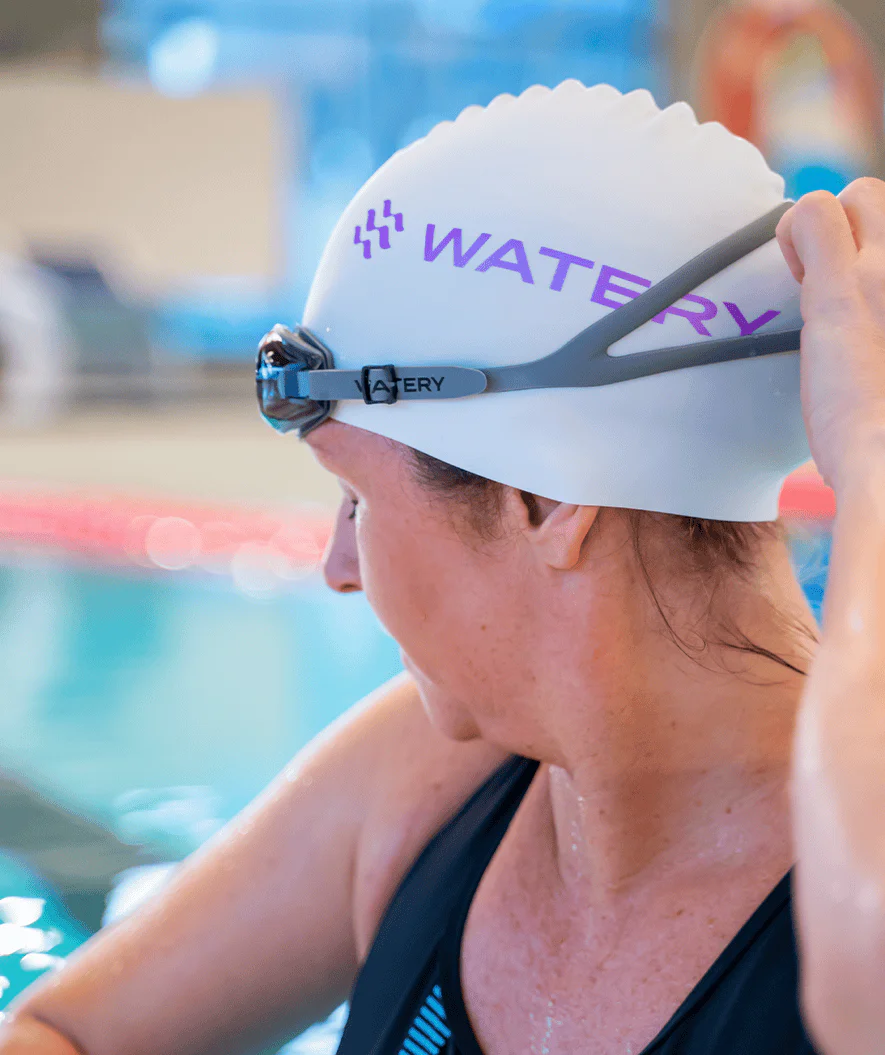 Watery Schwimmbrillen mit Sehstärke für Kurzsichtige Erwachsene - (-1.5) – (-7.0) - Ridley - Schwarz - Image 9