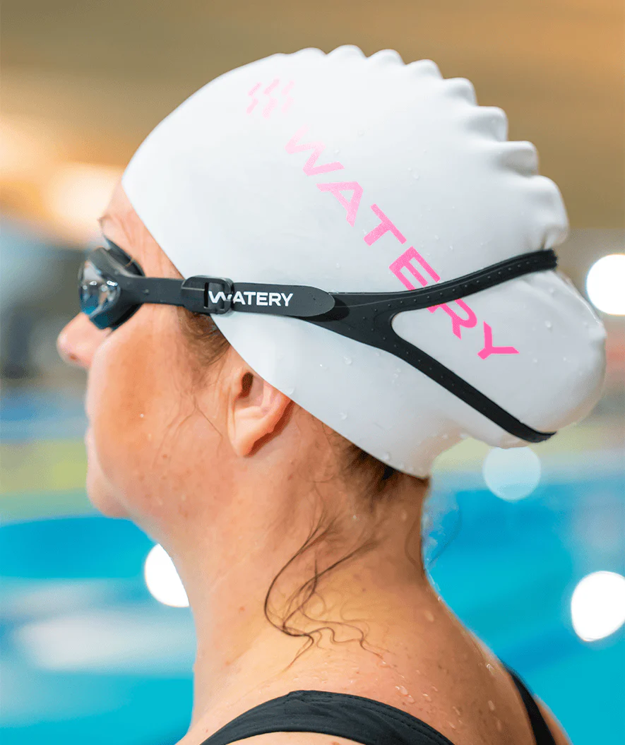 Watery Schwimmbrillen mit Sehstärke für Kurzsichtige Erwachsene - (-1.5) – (-8.0) - Matira - Schwarz - Image 7