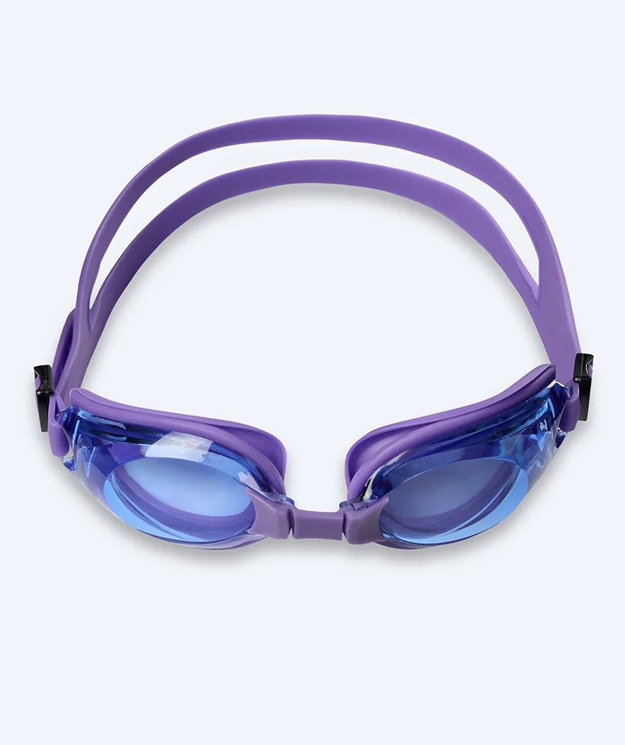 Watery Schwimmbrillen mit Sehstärke für Kurzsichtige Erwachsene - (-2.0) – (-8.0) - Clivia - Lila/Blau - Image 2