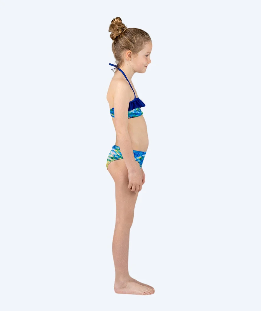 Watery Meerjungfrau Bikini für Kinder - Set - Rainbow Bloom - Image 2