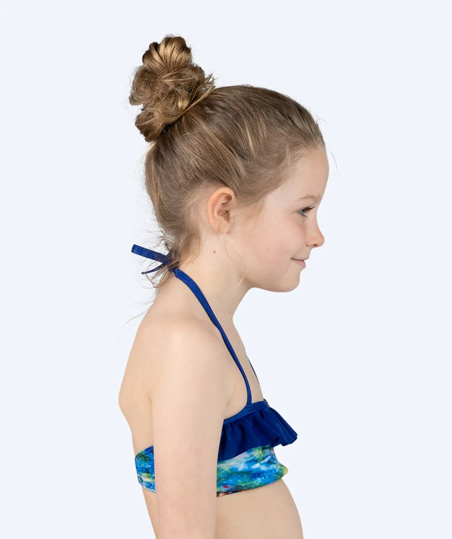 Watery Meerjungfrau Bikini Top für Mädchen - Rainbow Bloom - Image 2