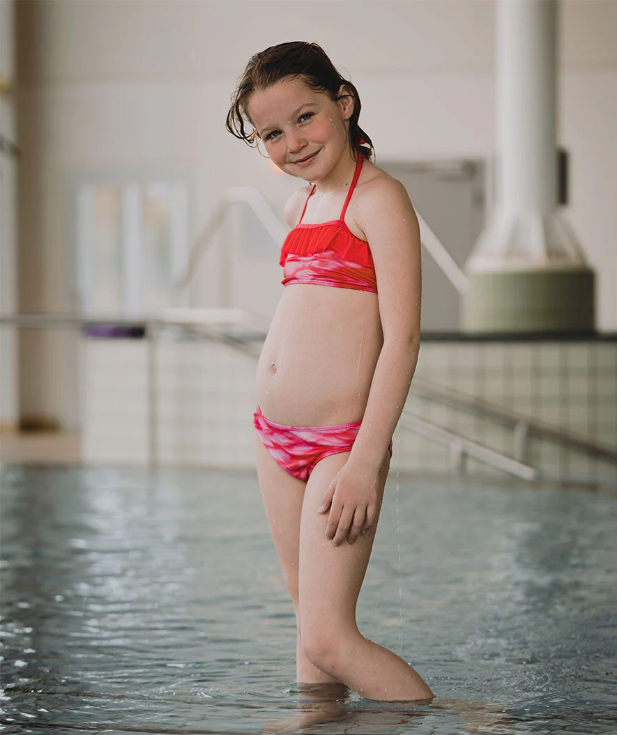 Watery Meerjungfrau Bikini Unterteil für Mädchen - Rosa Blush - Image 5