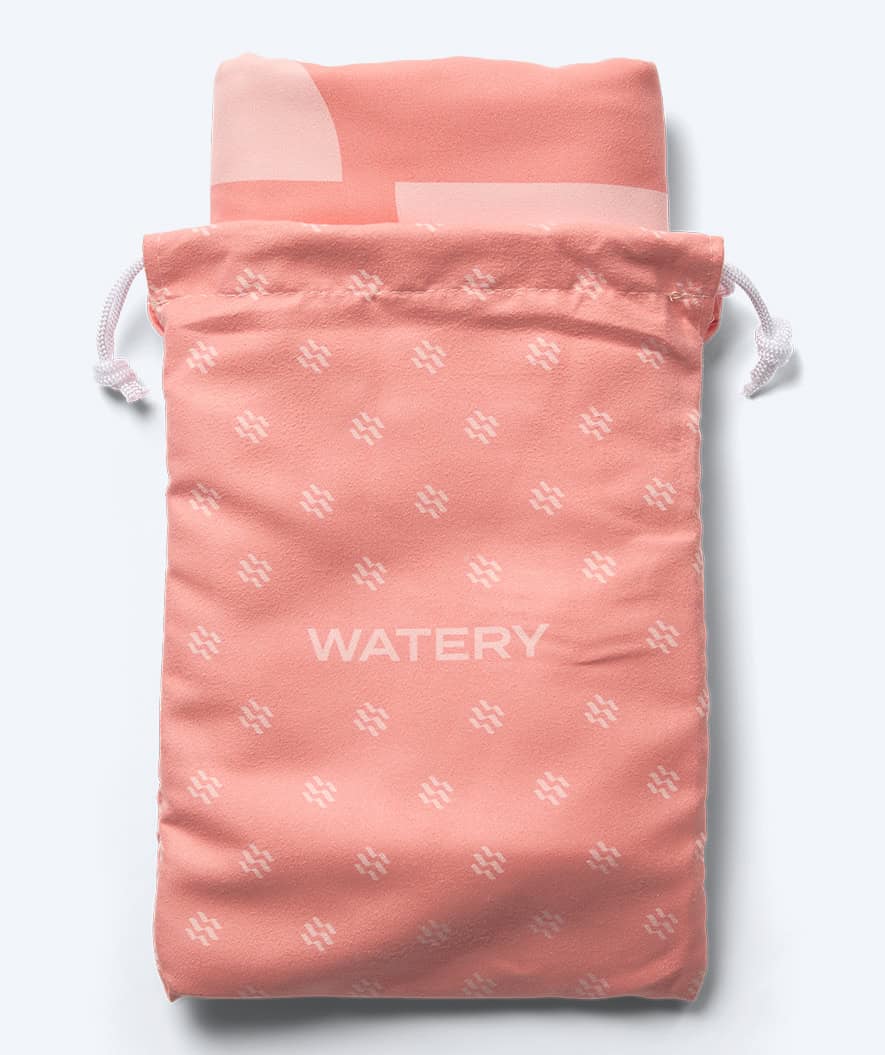 Watery Mikrofaser Badetuch (175 x 110 cm) - Rafferty - Blurish Rosa - Image 3