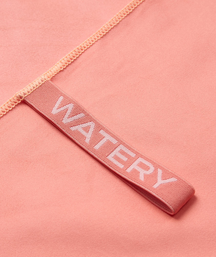 Watery Mikrofaser Badetuch (175 x 110 cm) - Rafferty - Blurish Rosa - Image 5