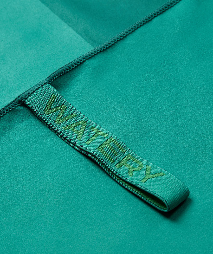 Watery Mikrofaser Badetuch (175 x 110 cm) - Rafferty - Dust Green - Image 5