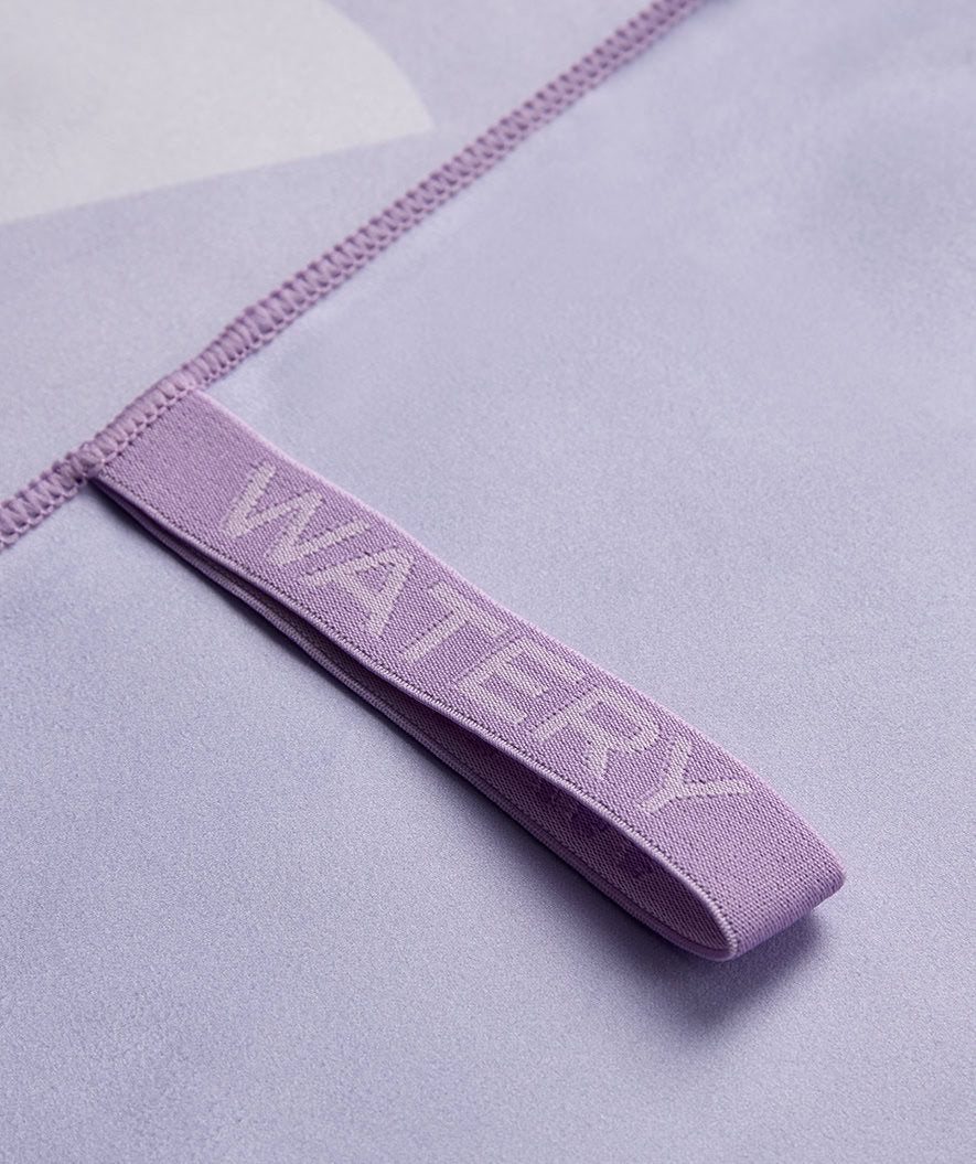 Watery Mikrofaser Badetuch (175 x 110 cm) - Rafferty - Dust Purple - Image 5
