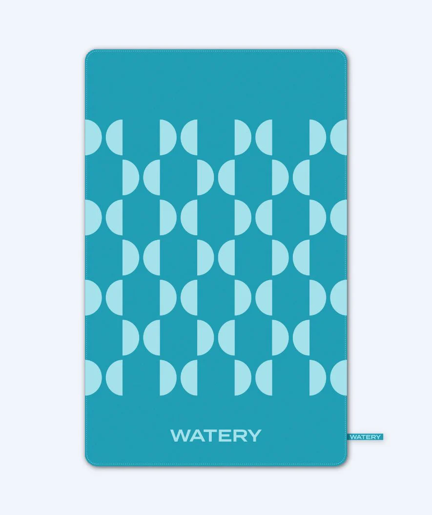 Watery Mikrofaser Badetuch (175 x 110 cm) - Rafferty - Ocean Blue