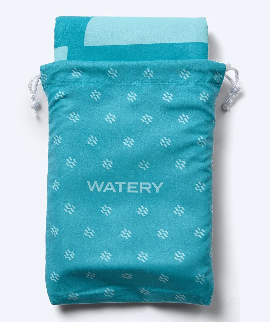 Watery Mikrofaser Badetuch (175 x 110 cm) - Rafferty - Ocean Blue - Image 3