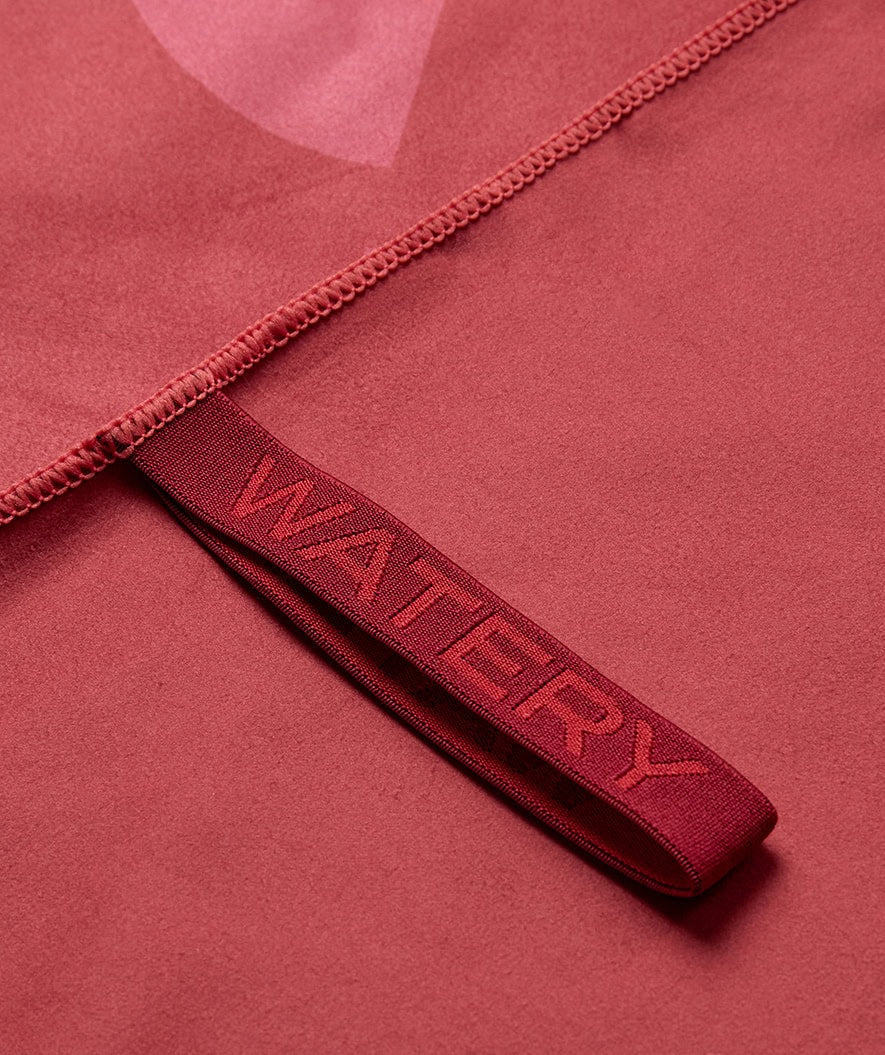 Watery Mikrofaser Badetuch (175 x 110 cm) - Rafferty - Rot - Image 5