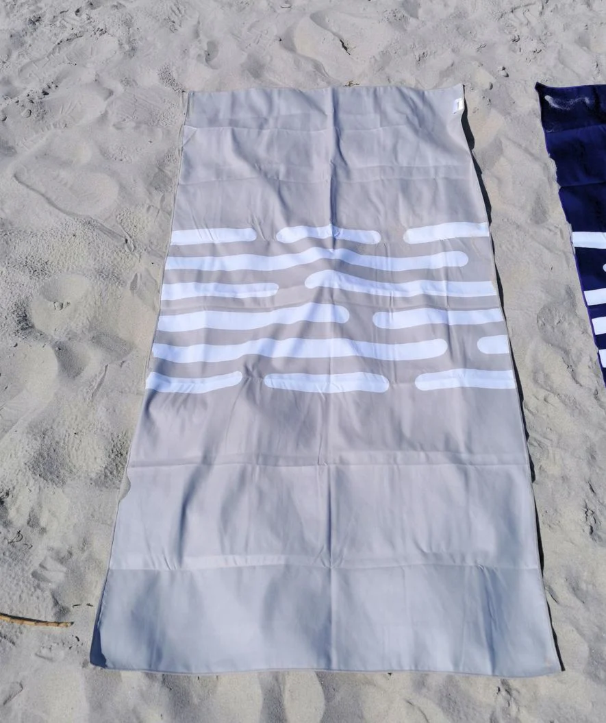 Watery Mikrofaser Badetuch (160 x 80 cm) - Eco Nebraska - Sand - Image 7