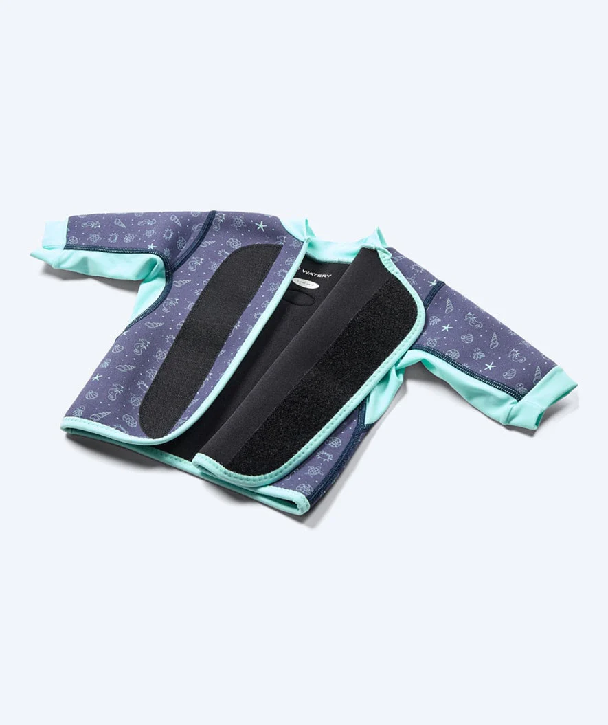 Watery Neopren Shirt - Baia Top - Atlantic Turquoise - Image 10