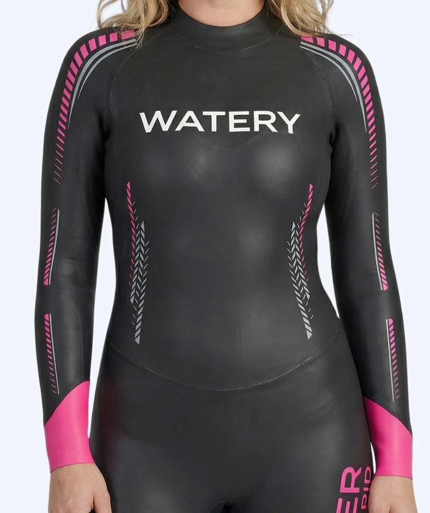 Watery Neoprenanzug für Damen - Calder Rapid - Schwarz/Rosa - Image 5