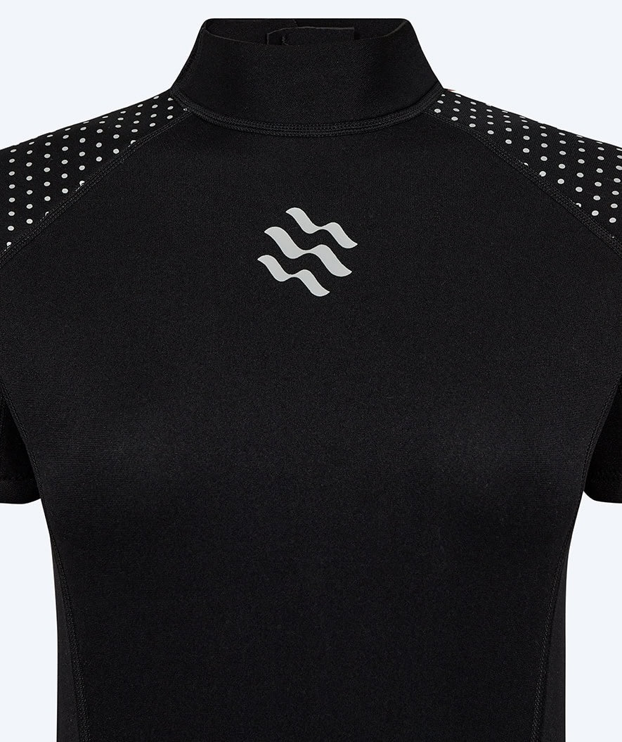 Watery Neoprenanzug für Damen - Kurzarm Duncan (3mm) - Schwarz - Image 12