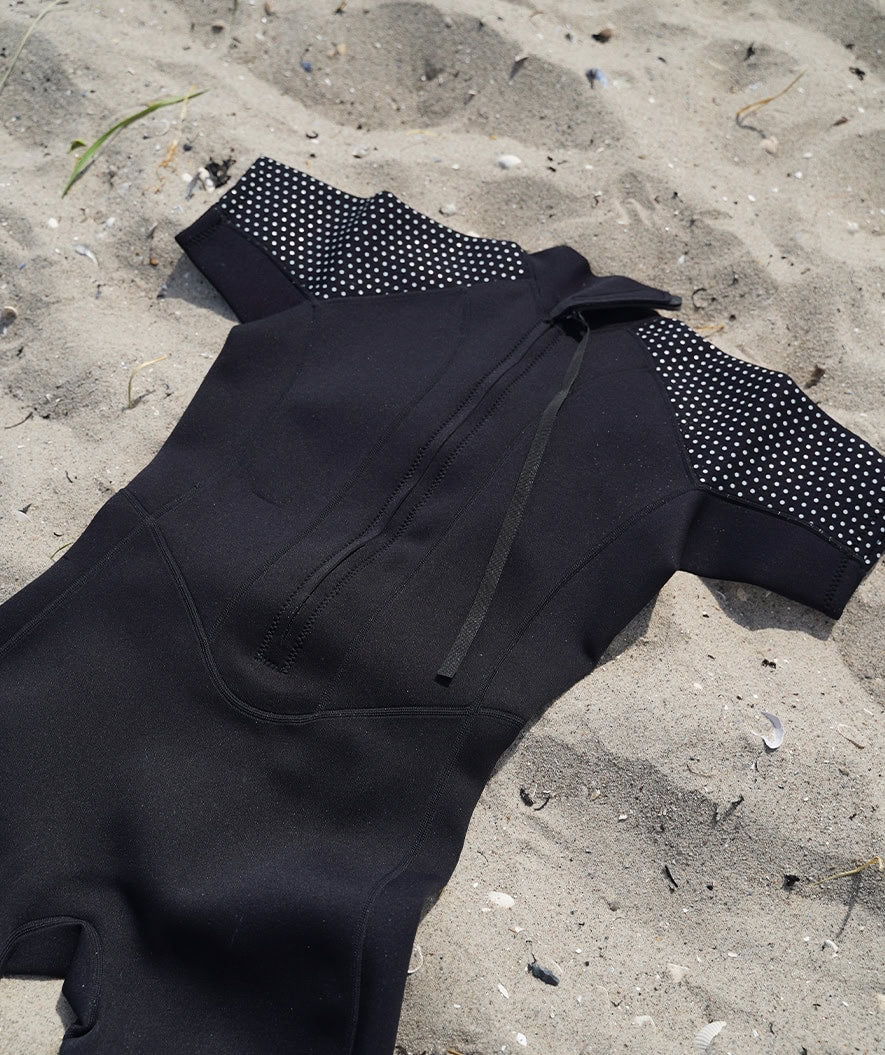 Watery Neoprenanzug für Damen - Kurzarm Duncan (3mm) - Schwarz - Image 9