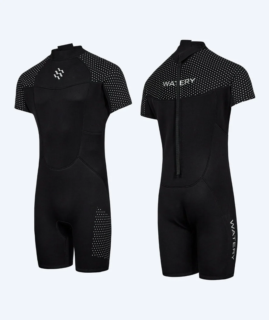 Watery Neoprenanzug für Herren - Kurzarm Duncan (3mm) - Schwarz