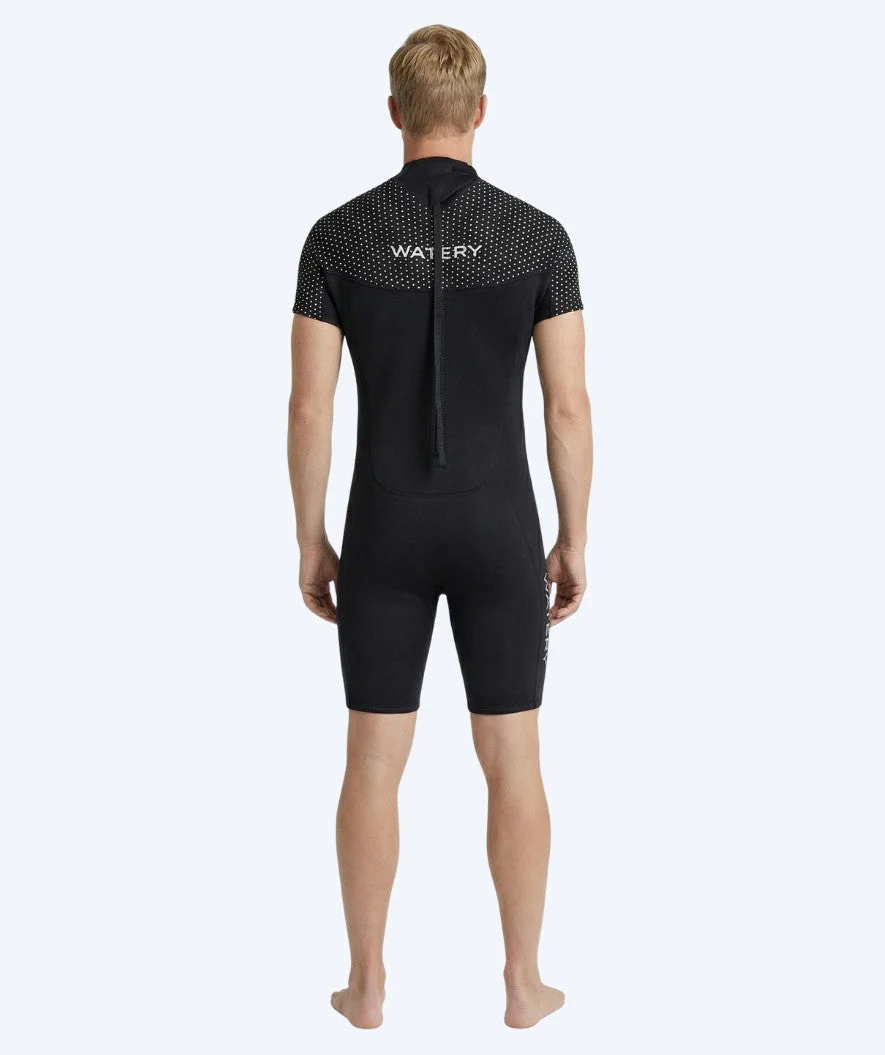 Watery Neoprenanzug für Herren - Kurzarm Duncan (3mm) - Schwarz - Image 3