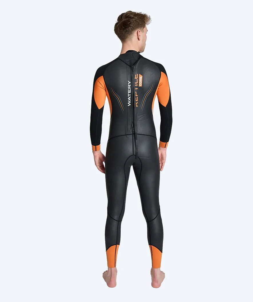 Watery Neoprenanzug für Herren - Reptile Core - Schwarz/Orange - Image 3