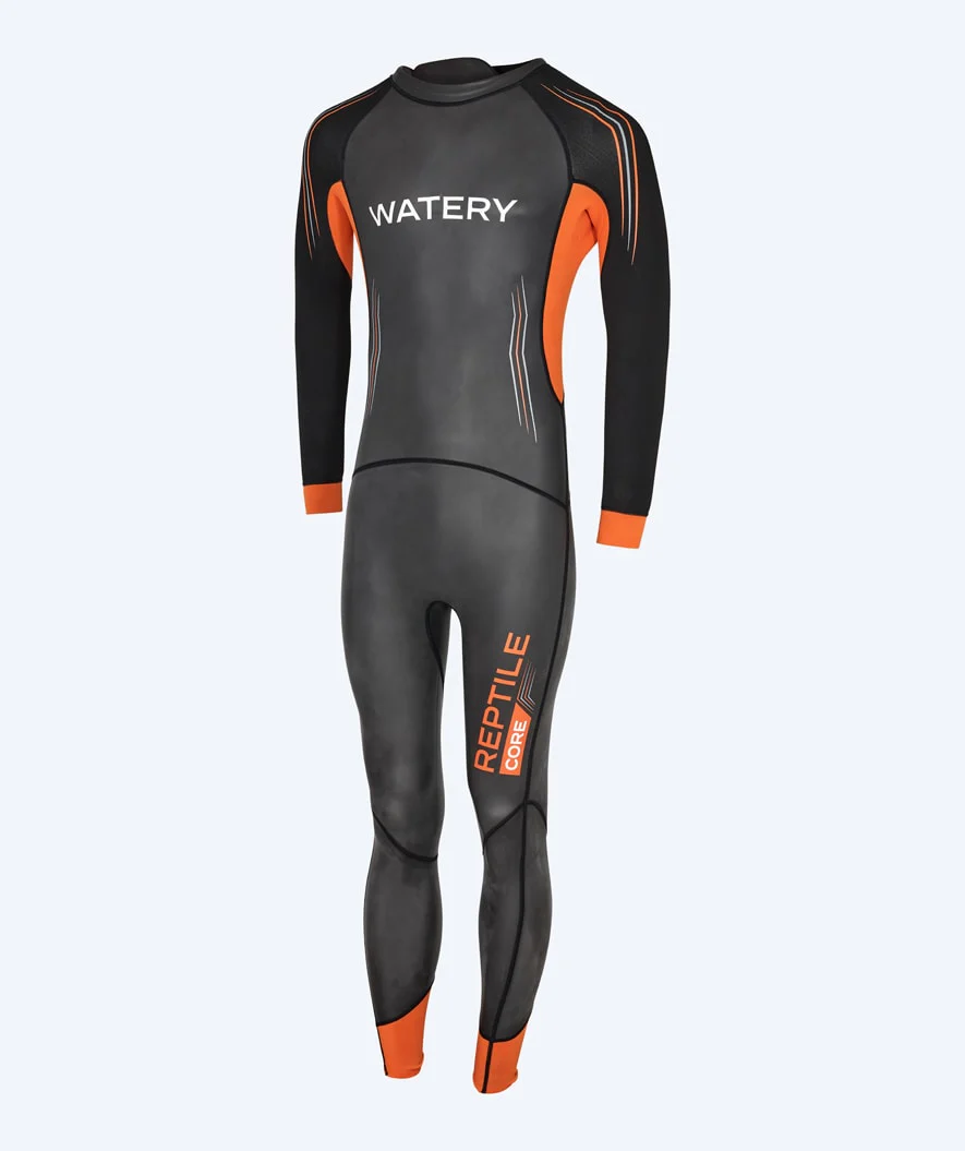 Watery Neoprenanzug für Herren - Reptile Core - Schwarz/Orange - Image 8