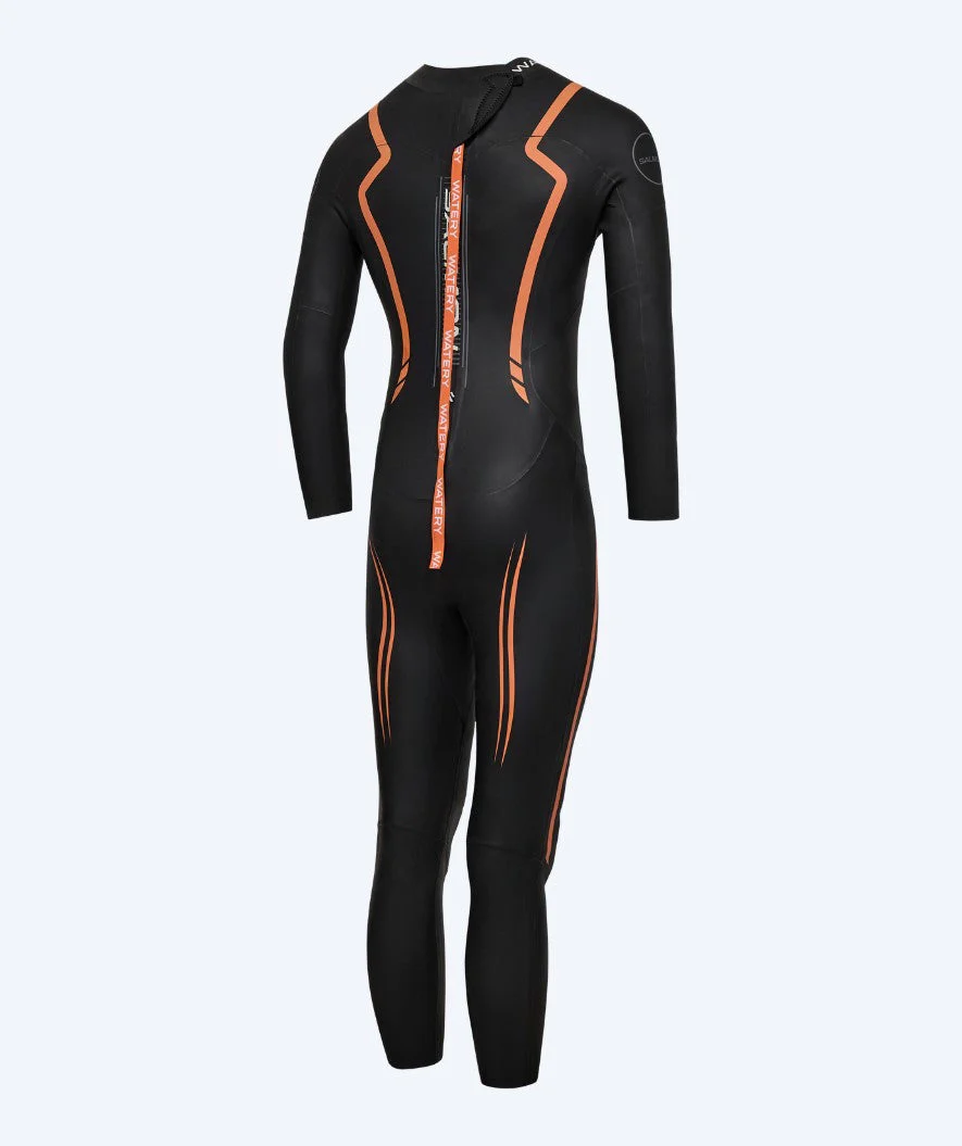 Watery Neoprenanzug für Herren - Salmon Glide - Schwarz/Orange - Image 3
