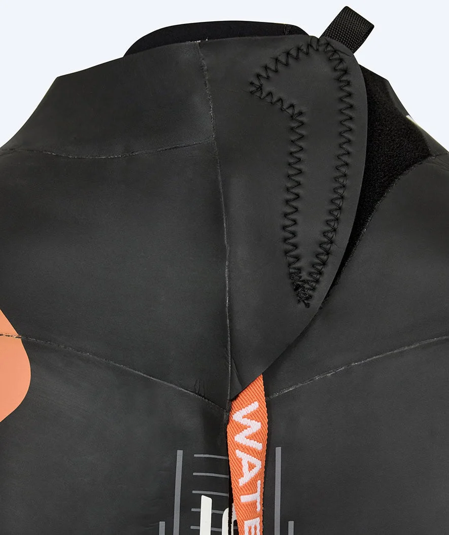 Watery Neoprenanzug für Herren - Salmon Glide - Schwarz/Orange - Image 4