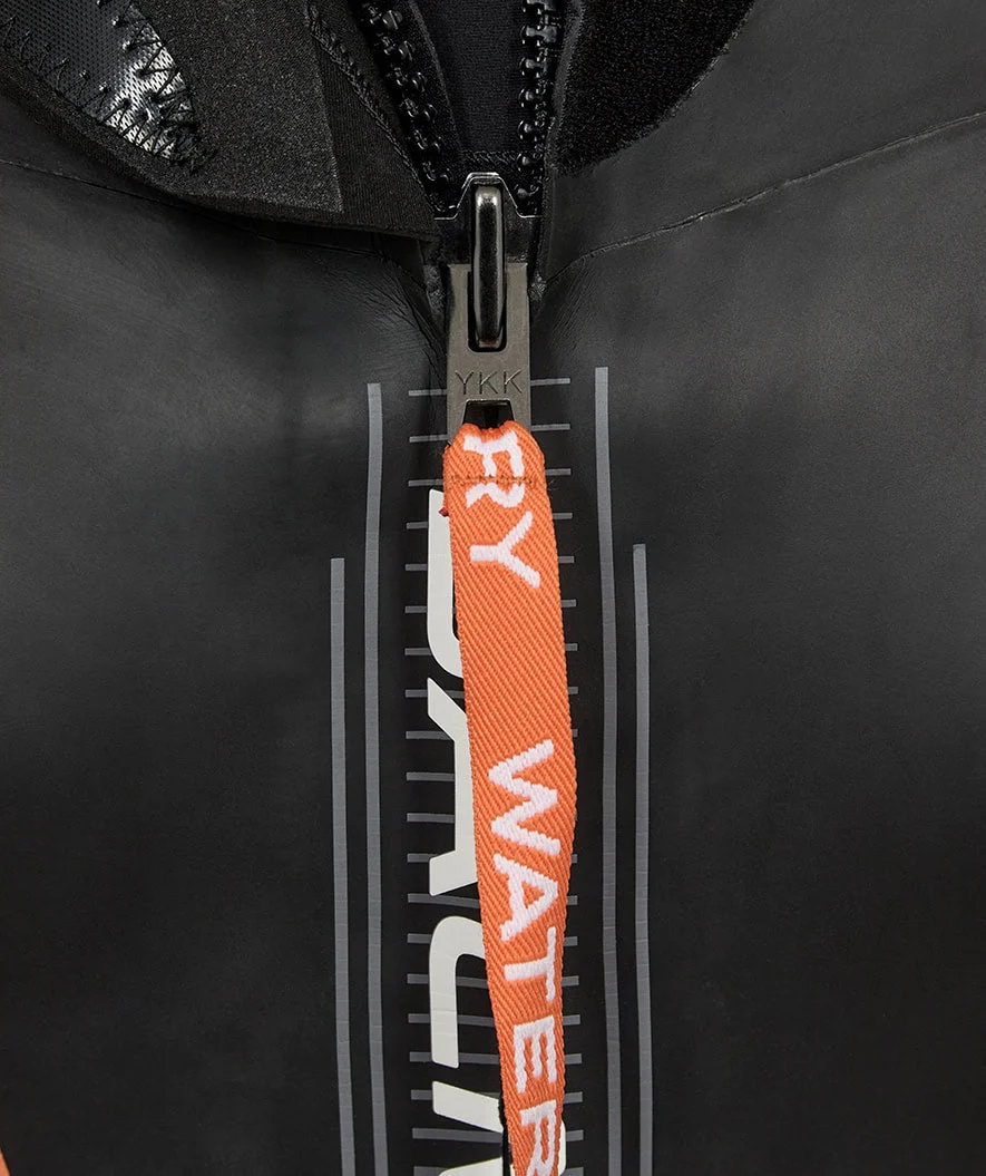Watery Neoprenanzug für Herren - Salmon Glide - Schwarz/Orange - Image 6