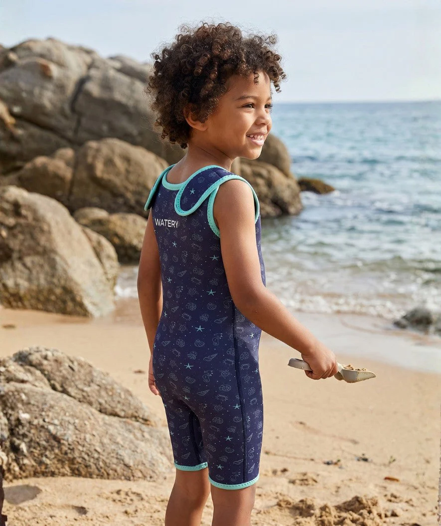 Watery Neoprenanzug für Kinder - Baia Shorty - Atlantic Turquoise - Image 5