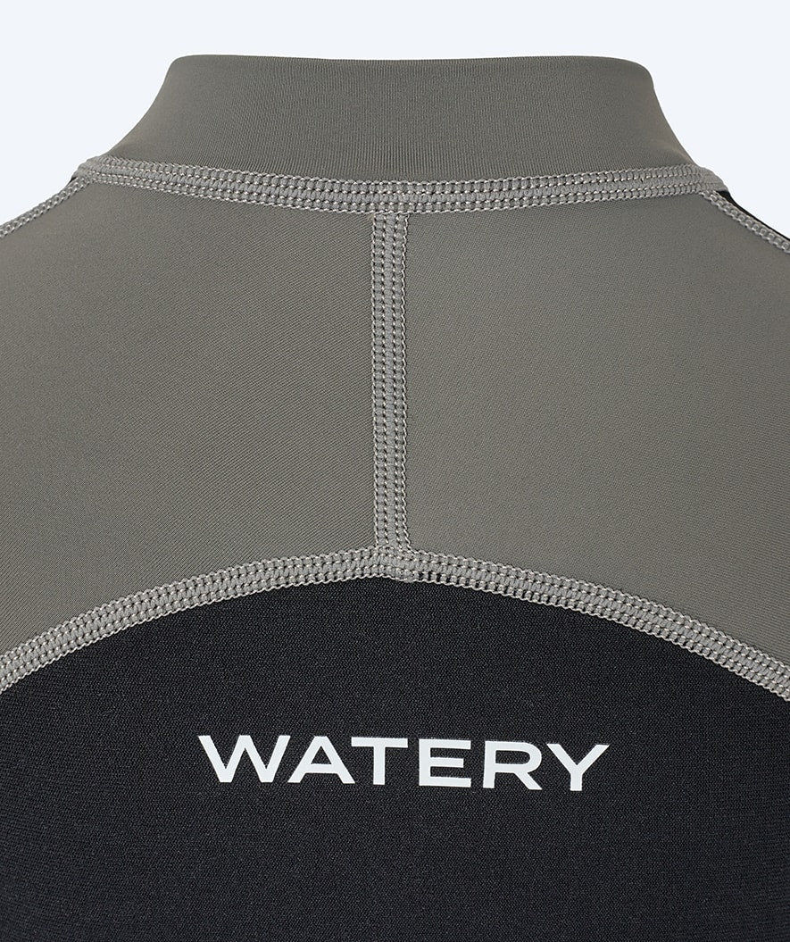 Watery UV Neoprenanzug für Kinder - Calypso Langarm - Grau/Schwarz - Image 10