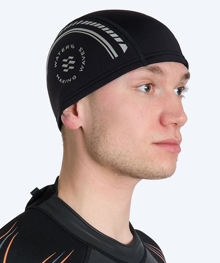 Watery Neoprenhaube - Flex - Schwarz - Image 4