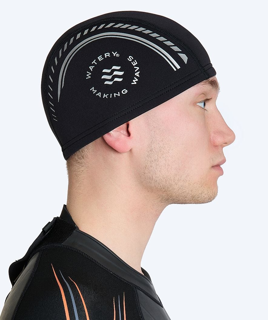 Watery Neoprenhaube - Flex - Schwarz - Image 5