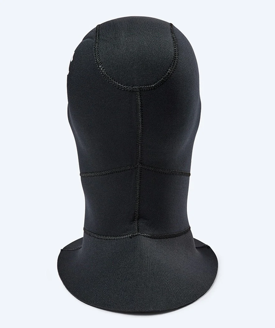 Watery Neoprenhaube mit Kragen - Hedgehog (3mm) - Schwarz - Image 3