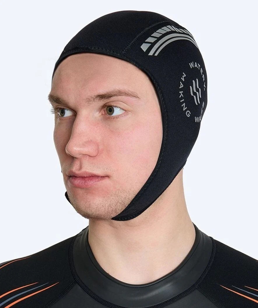 Watery Neoprenhaube - Reptile (3mm) - Schwarz - Image 6