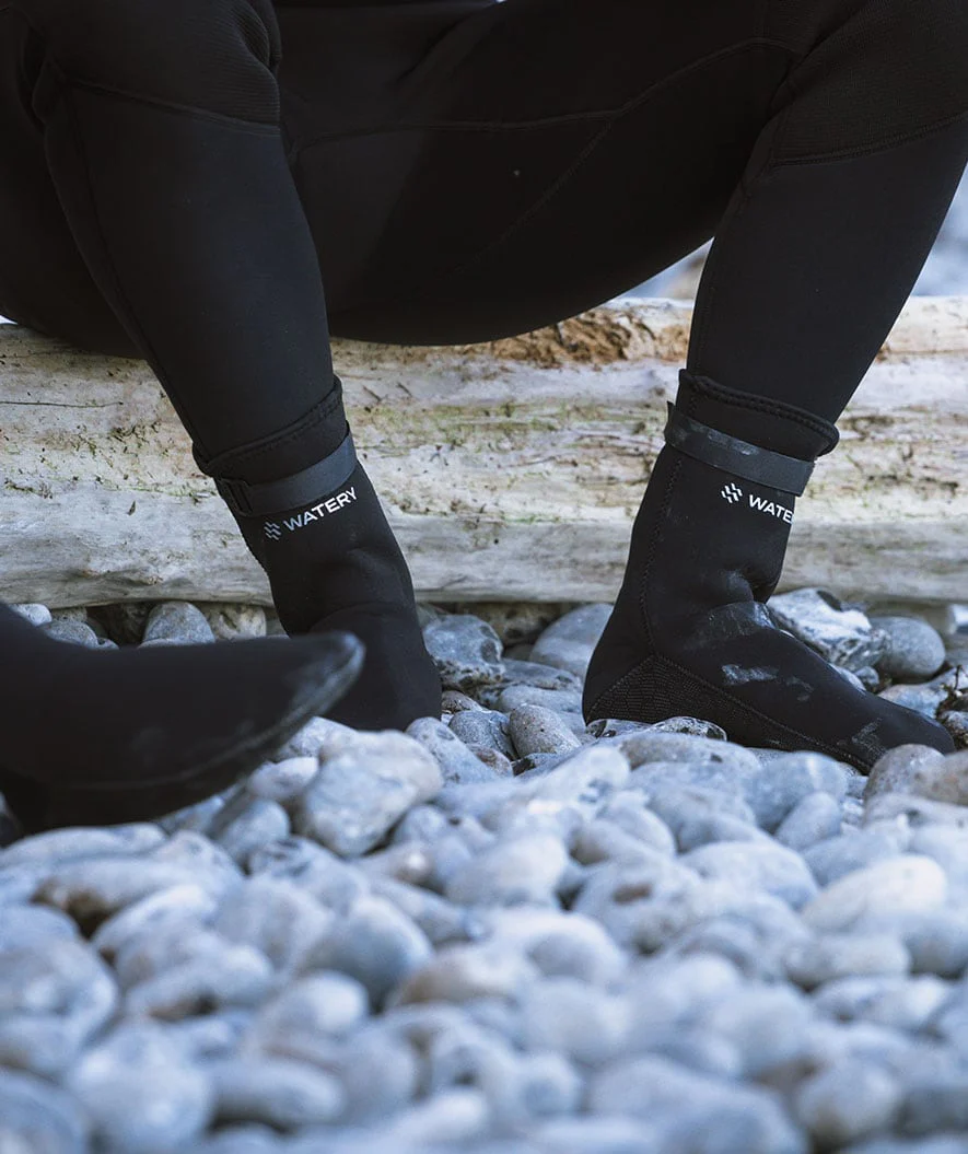 Watery Neoprensocken für Freiwasser - Reptile (3 mm) - Schwarz - Image 4