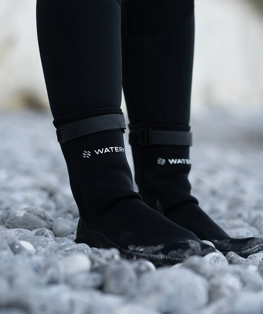 Watery Neoprensocken für Freiwasser - Reptile (3 mm) - Schwarz - Image 7