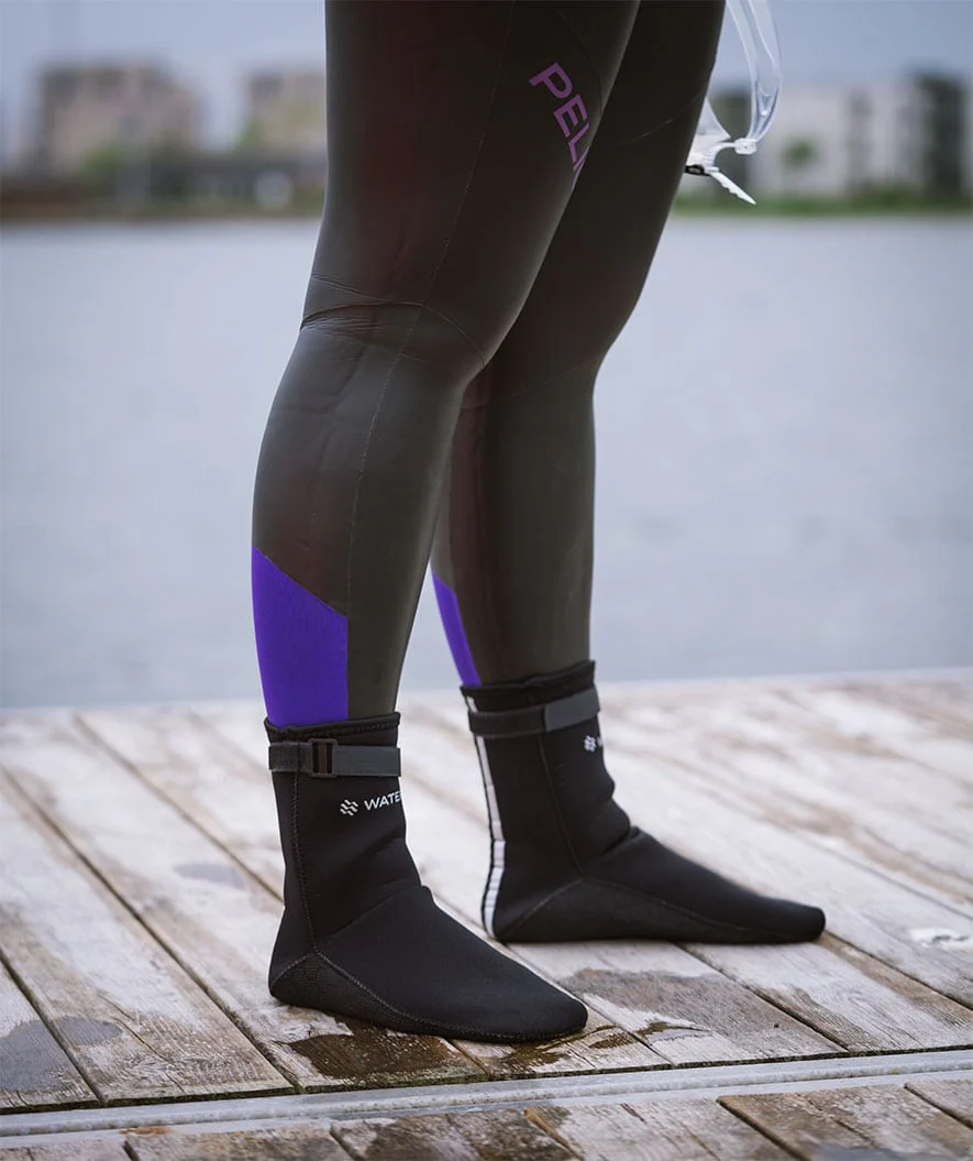 Watery Neoprensocken für Freiwasser - Reptile (3 mm) - Schwarz - Image 8