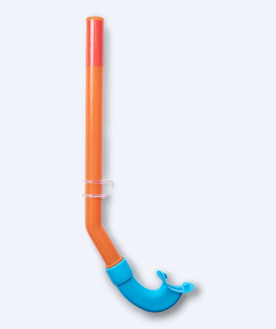 Watery Schnorchel für Kinder (4-10) - Pulina - Blau/Orange