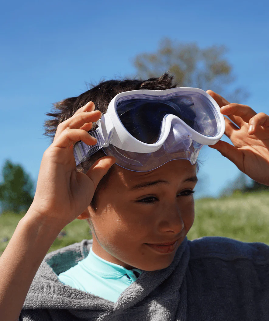 Watery Schnorchelset für Kinder (8-15) - Odine/Rilian - Weiß/Schwarz - Image 12