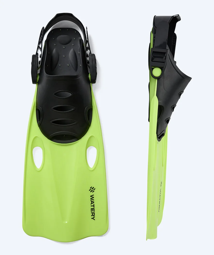 Watery Schnorchelset für Kinder (8-15) - Trigger/Masika - Gelb/Grün - Image 12
