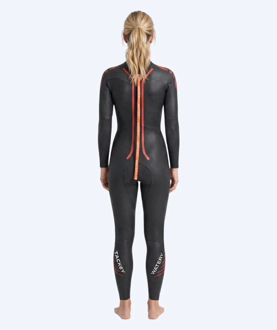 Watery Neoprenanzug für Damen - Tackey Elite - Schwarz/Rot - Image 8