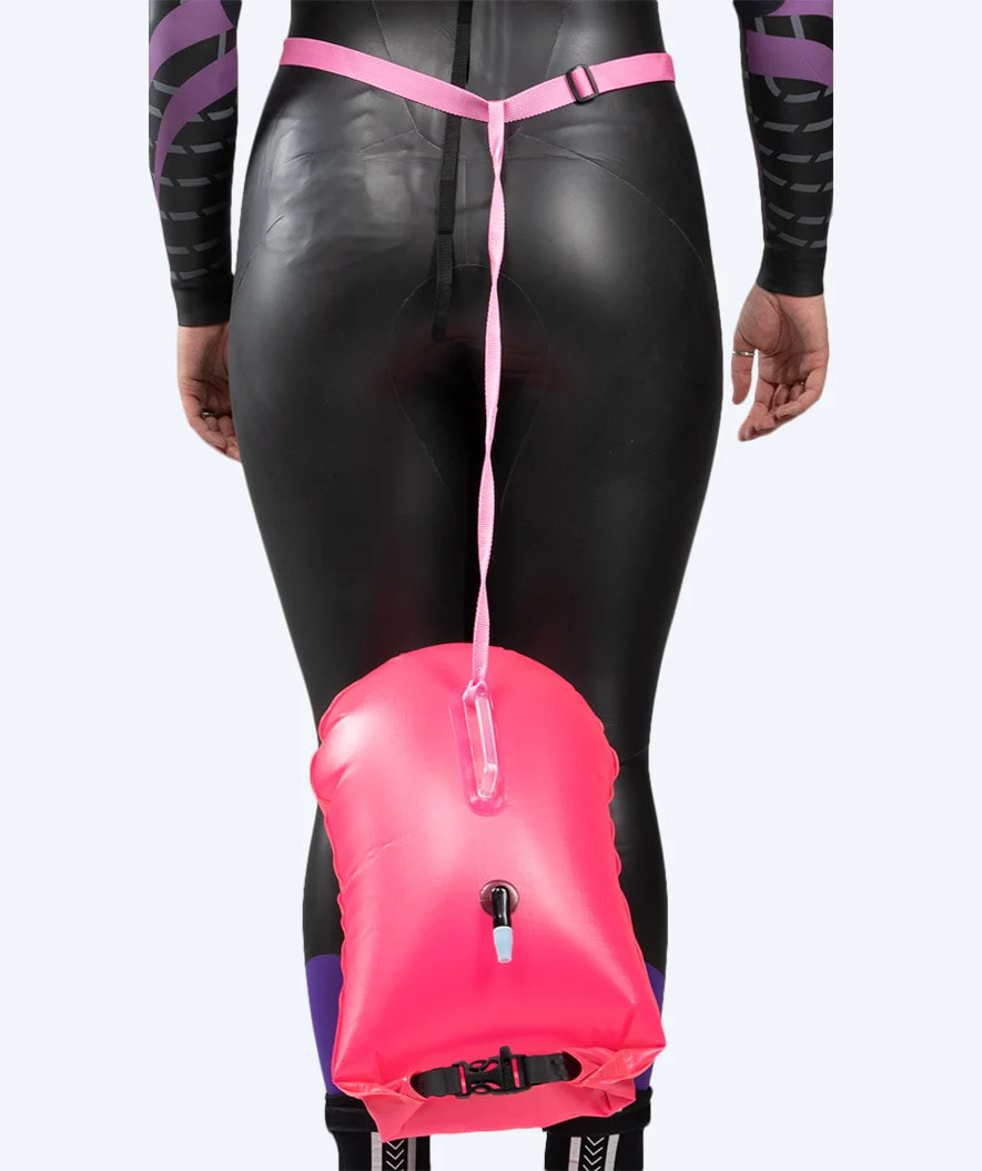 Watery Schwimmboje für Schwimmer - Window PVC 28L - Rosa - Image 4