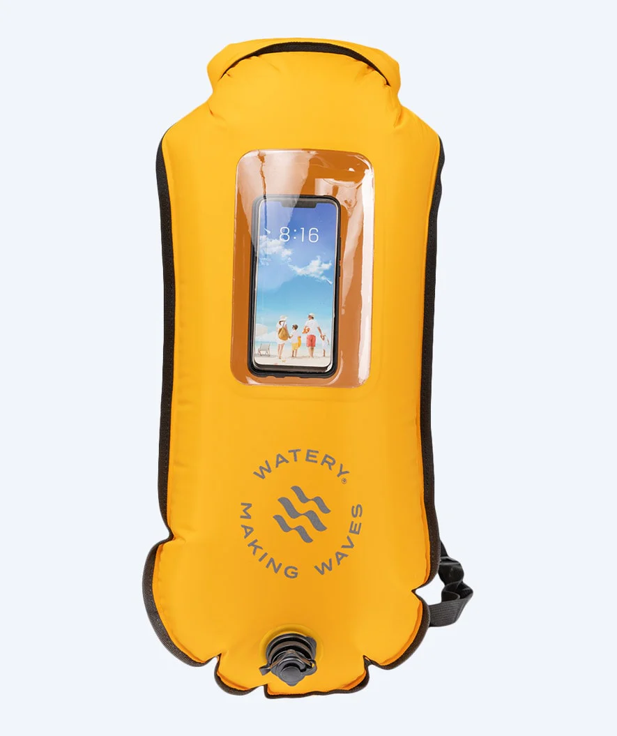Watery Schwimmboje für Schwimmer - Window 28L - Gelb