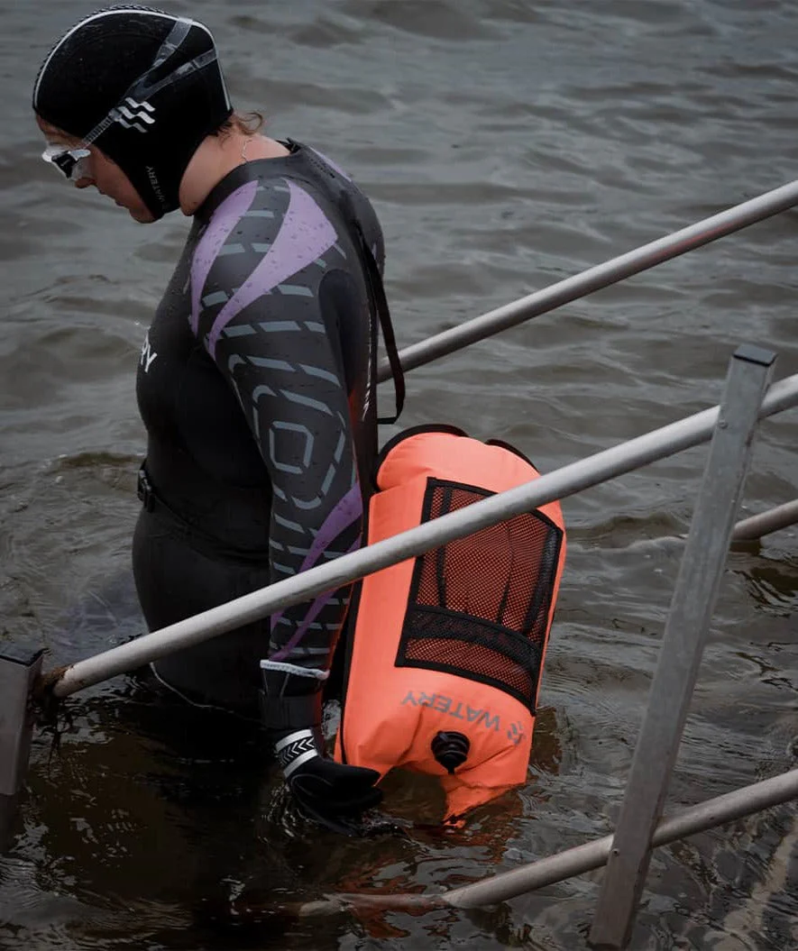 Watery Schwimmboje für Schwimmer - Pro 28L - Fluo Gelb - Image 4