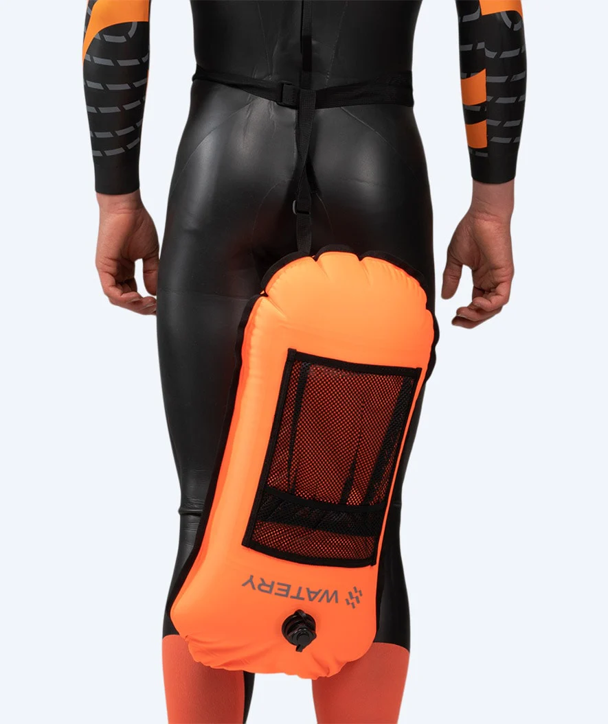 Watery Schwimmboje für Schwimmer - Pro 28L - Orange - Image 6