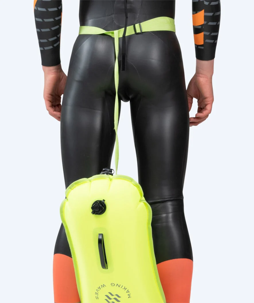 Watery Schwimmboje - Swim Buoy & Dry Bag 28L - Fluo Gelb - Image 3