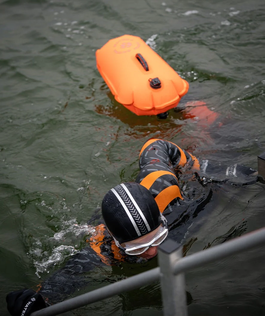 Watery Schwimmboje - Swim Buoy & Dry Bag 28L - Fluo Gelb - Image 6