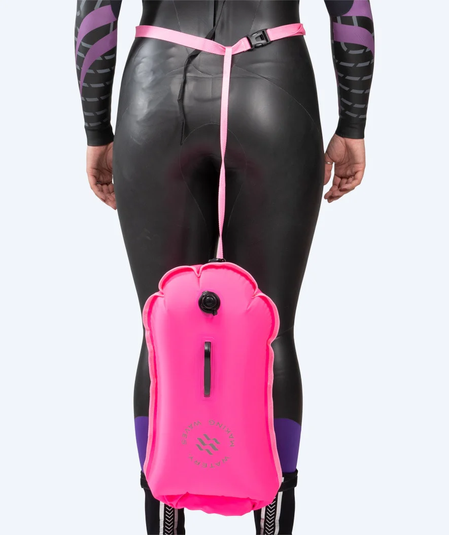 Watery Schwimmboje - Swim Buoy & Dry Bag 28L - Rosa - Image 4