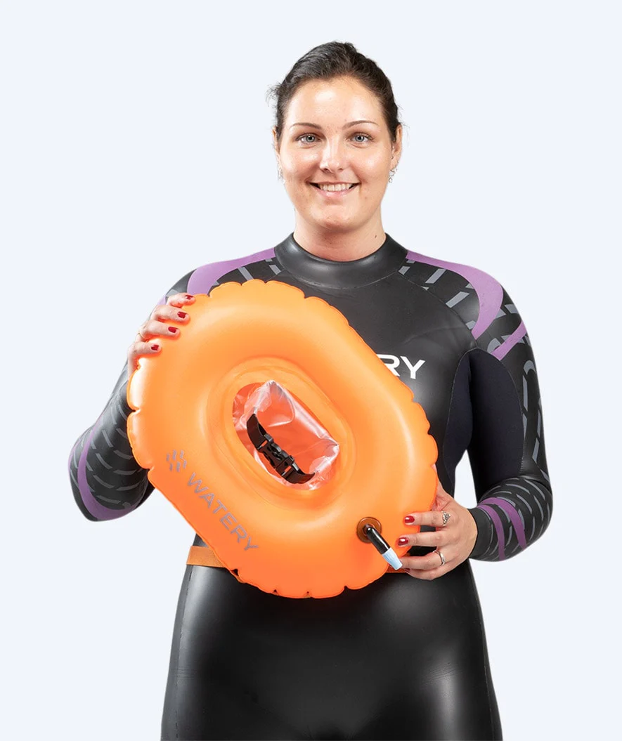 Watery Schwimmboje für Schwimmer - Donut - Orange - Image 7