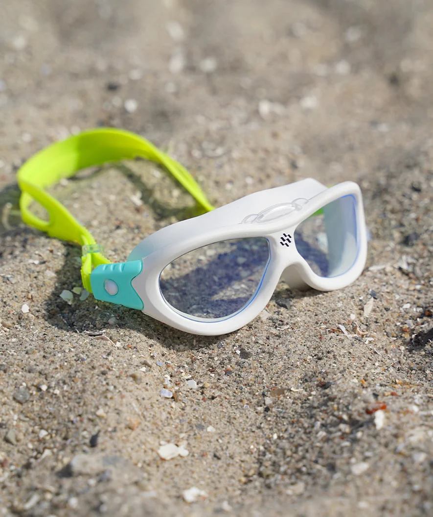 Watery Schwimmbrille für Kinder (2-8) - Wilton - Grün/Weiß - Image 4